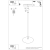 Lampa wisząca NOX 40 ultramaryna SL.2544 - Sollux