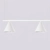 Żyrandol aluminiowy biały 4-punktowy NOX 4L SL.2551 - Sollux Lighting
