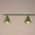 Żyrandol stalowy oliwkowy 4-punktowy NOX 4L SL.2555 - Sollux Lighting