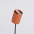 Żyrandol stalowy podłużny 4-punktowy ochra czerwona NOX 4L SL.2556 - Sollux Lighting