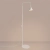 Lampa podłogowa stalowa biała 165cm NOX SL.2581 - Sollux Lighting