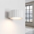 Kinkiet aluminiowy biały 10cm Gx53 z serii AURA SL.2612 - Sollux Lighting