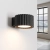 Kinkiet aluminiowy czarny 10cm AURA z serii AURA SL.2613 - Sollux Lighting