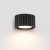 Kinkiet aluminiowy czarny 10cm AURA z serii AURA SL.2613 - Sollux Lighting