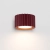 Kinkiet aluminiowy burgundowy 12cm z serii AURA SL.2620 - Sollux Lighting