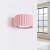 Kinkiet aluminiowy różowy kwadratowy 10cm z serii AURA SL.2622 - Sollux Lighting