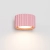 Kinkiet aluminiowy różowy kwadratowy 10cm z serii AURA SL.2622 - Sollux Lighting