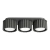 Plafon aluminiowy czarny 3-punktowy AURA 3 z serii AURA SL.2629 - Sollux Lighting
