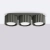 Plafon aluminiowy czarny 3-punktowy AURA 3 z serii AURA SL.2629 - Sollux Lighting