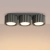 Plafon aluminiowy czarny 3-punktowy AURA 3 z serii AURA SL.2629 - Sollux Lighting
