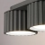 Plafon aluminiowy czarny 3-punktowy AURA 3 z serii AURA SL.2629 - Sollux Lighting