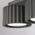 Plafon aluminiowy czarny 3-punktowy AURA 3 z serii AURA SL.2629 - Sollux Lighting