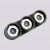 Plafon aluminiowy czarny 3-punktowy AURA 3 z serii AURA SL.2629 - Sollux Lighting