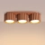Plafon aluminiowy czerwony 3-punktowy AURA 3 z serii AURA SL.2632 - Sollux Lighting