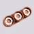 Plafon aluminiowy czerwony 3-punktowy AURA 3 z serii AURA SL.2632 - Sollux Lighting