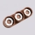 Plafon aluminiowy mocca 3-punktowy 32,5cm z serii AURA SL.2633 - Sollux Lighting