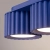 Plafon aluminiowy ultramaryna 3-punktowy AURA 3 z serii AURA SL.2634 - Sollux Lighting