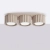 Plafon aluminiowy taupe prostokątny 32,5cm AURA 3 z serii AURA SL.2635 - Sollux Lighting