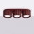 Plafon aluminiowy burgundowy 3-punktowy AURA 3 z serii AURA SL.2636 - Sollux Lighting