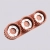Plafon aluminiowy brzoskwiniowy 3-punktowy 32,5cm z serii AURA SL.2637 - Sollux Lighting