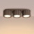 Plafon aluminiowy brązowy 3-punktowy AURA 3 z serii AURA SL.2642 - Sollux Lighting
