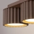 Plafon aluminiowy brązowy 3-punktowy AURA 3 z serii AURA SL.2642 - Sollux Lighting