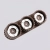 Plafon aluminiowy brązowy 3-punktowy AURA 3 z serii AURA SL.2642 - Sollux Lighting