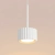 Lampa wisząca aluminiowa biała 10cm z serii AURA SL.2676 - Sollux Lighting