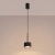 Lampa wisząca aluminiowa czarna kwadratowa 10cm z serii AURA SL.2677 - Sollux Lighting