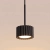 Lampa wisząca aluminiowa czarna kwadratowa 10cm z serii AURA SL.2677 - Sollux Lighting