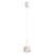 Lampa wisząca aluminiowa beżowa 10cm z serii AURA SL.2678 - Sollux Lighting