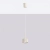 Lampa wisząca aluminiowa beżowa 10cm z serii AURA SL.2678 - Sollux Lighting
