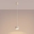 Lampa wisząca aluminiowa beżowa 10cm z serii AURA SL.2678 - Sollux Lighting