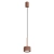 Lampa wisząca aluminiowa mocca 125cm AURA 1 z serii AURA SL.2681 - Sollux Lighting