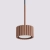 Lampa wisząca aluminiowa mocca 125cm AURA 1 z serii AURA SL.2681 - Sollux Lighting