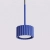 Lampa wisząca aluminiowa ultramaryna 10cm AURA 1 z serii AURA SL.2682 - Sollux Lighting