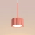 Lampa wisząca aluminiowa brzoskwiniowa 10cm Gx53 z serii AURA SL.2685 - Sollux Lighting