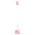 Lampa wisząca aluminiowa różowa 1-punktowa AURA 1 z serii AURA SL.2686 - Sollux Lighting