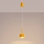 Lampa wisząca aluminiowa żółta 10cm AURA 1 z serii AURA SL.2688 - Sollux Lighting