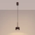 Lampa wisząca aluminiowa brązowa 10cm AURA 1 z serii AURA SL.2690 - Sollux Lighting