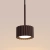 Lampa wisząca aluminiowa brązowa 10cm AURA 1 z serii AURA SL.2690 - Sollux Lighting