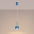 Lampa wisząca aluminiowa błękitna 10cm Gx53 z serii AURA SL.2691 - Sollux Lighting