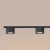 Żyrandol aluminiowy czarny 4-punktowy AURA 4 z serii AURA SL.2696 - Sollux Lighting