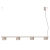 Żyrandol aluminiowy antracytowy 4-punktowy AURA 4 z serii AURA SL.2702 - Sollux Lighting
