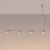 Żyrandol aluminiowy antracytowy 4-punktowy AURA 4 z serii AURA SL.2702 - Sollux Lighting