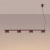 Żyrandol aluminiowy burgundowy 4-punktowy z serii AURA SL.2703 - Sollux Lighting