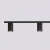 Żyrandol aluminiowy czarny 4-punktowy KARBON SL.2712 - Sollux Lighting