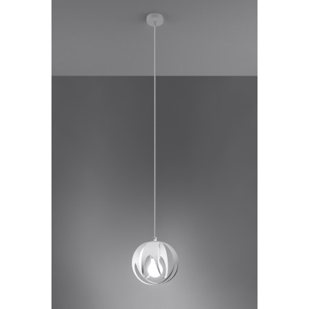 Lampa wisząca TULOS 1 biała SL.1083 - Sollux