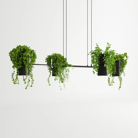 Lampa wisząca KUKKIA czarna TH.004CZ - Thoro