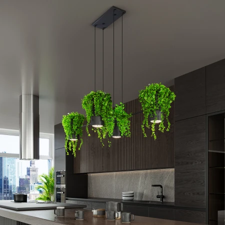 Lampa wisząca KUKKIA czarna TH.004CZ - Thoro